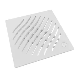 Grelha Quadrada Branca 150mm 27505040 Tigre - Santec