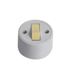 Interruptor Externo 1 Tecla Simples Redondo 1755 - Santec