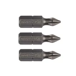 Jogo De Bits Phillips Ph1 25mm C/ 3 Peças B-23450 Makita - Santec