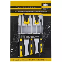 Jogo De Chave Torx Reta T-10 A T-40 C/ 7 Peças 9Th - Santec