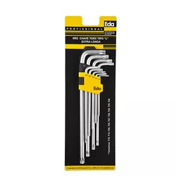 Jogo De Chave Torx Extra Longa C/ 9 Peças 9Ro Eda - Santec