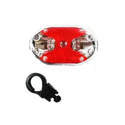 Lanterna Traseira Para Bicicleta C/ 9 Leds 9Tc Eda - Santec