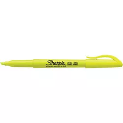 Marcador De Texto Ponta Fina Amarelo 1776919 Sharpie - Santec