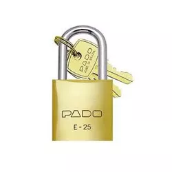 Cadeado de Latão 25mm Pado - Santec