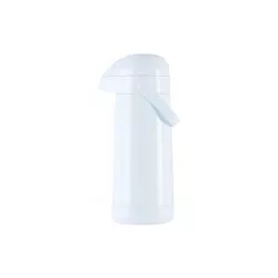 Garrafa Térmica Magic Pump 1L Branca Termolar - Santec