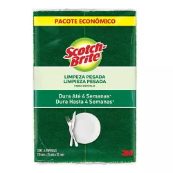 Esponja Scotch Brite Multiuso com 4 peças HB004647747 3M - Santec