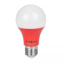 Lampada de Led 7W Vermelha 05457 Ourolux - Santec