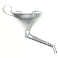 Funil Metálico 155mm para Motos 2 Curvas Lub-54B Lubefer - Santec
