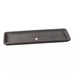 Prato para Floreira 48cm Plástico Cinza PR6534-1 Primafer - Santec