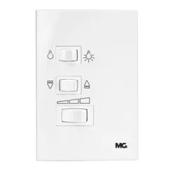 Conjunto Controle de Ventilador 3 Velocidades Linha Sleek Ma... - Santec