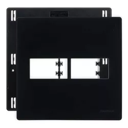 Placa 4 x 4 com Suporte 2 Postos Horizontais Linha Infinity ... - Santec