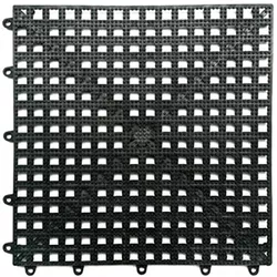 Piso Modular Acqua Kap 30 x 30cm 6 Peças 160303 Preto Kapazi - Santec