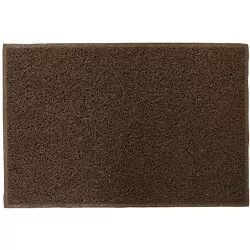 Capacho Vinil 60 x 40cm Silver Marrom 01440401 Kapazi - Santec