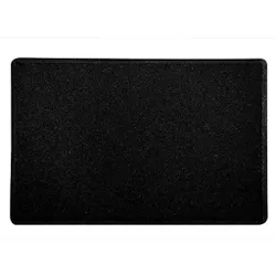 Capacho Vinil 60 x 40cm Silver Preto 01440301 Kapazi - Santec