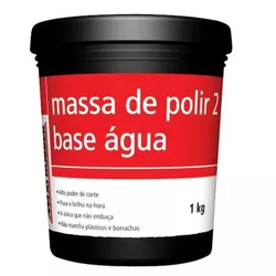 Massa de Polir Nº2 a Base de Agua 1Kg Maxi Rubber - Santec
