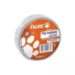 Fita Isolante Branca 18mm x 10m 54502729 Tigre - Santec