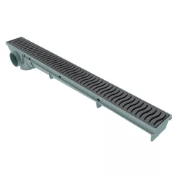 Ralo Linear 50cm Grelha Cinza 27265227 Tigre - Santec