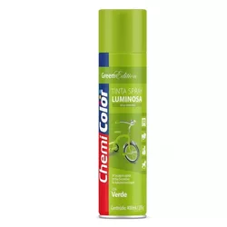 Tinta Spray Luminosa Verde 400ml Chemicolor - Santec
