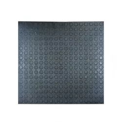 Piso de Borracha Tipo Moeda 50 x 50cm Vibor - Santec