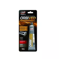 Adesivo de Silicone Cinza Alta Temperatura Orbived 50ml Orbi - Santec