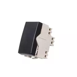 Módulo Interruptor Simples 10A Linha Preto Fosco Margirius - Santec