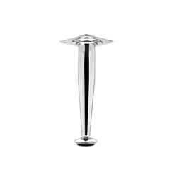 Pé para Móveis Cônico 120mm Cromada - 4 Peças - Santec