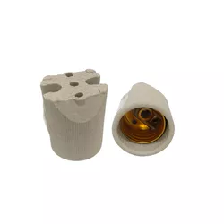 Soquete Porcelana com Borne para Lampada Bocal E27 Fertak 82... - Santec