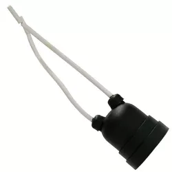 Soquete de Nylon com Rabicho para Lâmpada Bocal E27 43.01 Fo... - Santec