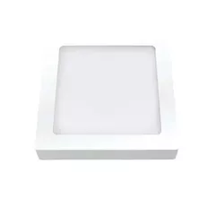 Painel de Led Quadrado Sobrepor 12W 6500K Ourolux 03217 - Santec