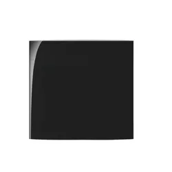 Placa 4x4 Cega Clean Preto Fosco Margirius - Santec