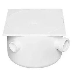 Caixa Gordura Sifonada 250 X 172 X 75mm Grelha Quadrada Bran... - Santec