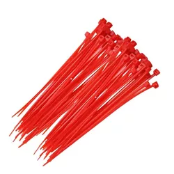 Abraçadeira de Nylon 3,6 x 150mm Vermelha 20 Peças Bestfer - Santec