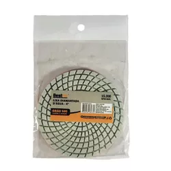 Disco Lixa Diamantado com Velcro 100mm GR-500 BFH2786 - Santec