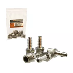 Espigão Macho 1/4 x 1/4 BFH2518 com 5 Peças - Santec