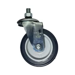 Rodízio Cinza Giratório Com Rosca Gle 412 Bp Schioppa - Santec