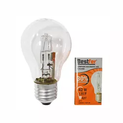 Lampada Halogena Bulbo 42W E-27 BFH1374 220V - Santec