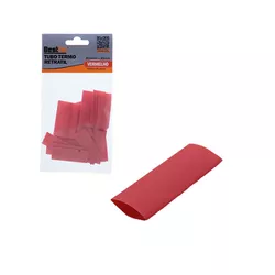 Tubo Termo Retratil 10 x 45mm Vermelho 25 Peças BFH3260 - Santec