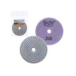 Disco Lixa Diamantado com Velcro 100mm GR-200 BFH3297 - Santec