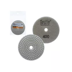 Disco Lixa Diamantado com Velcro 100mm GR-400 BFH3298 - Santec