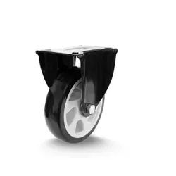 Rodizio Fixo Placa 312 Preto Colson - Santec