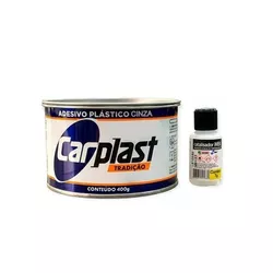 Massa Plástica Carplast Cinza 400gr C/ Catalisador - Santec