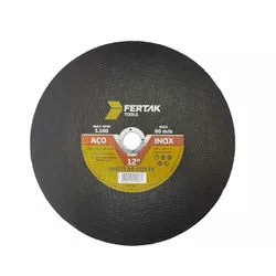 Disco de Corte 12 x 1/8 x 1 pol Aço Inox 2826 Fertak - Santec