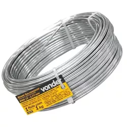 Arame Galvanizado BWG 12 Rolo 1kg Vonder 7491012000 - Santec