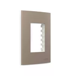Placa 4 x 2 Argila 3 Postos Linha Sleek Margirius - Santec