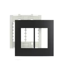 Placa 4 x 4 Grafite 6 Postos Linha Sleek Margirius - Santec