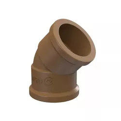 Joelho Pvc Marrom 45º Graus 75mm Tigre - Santec