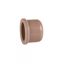Cap Tampão Soldável Marrom 20mm Plastubos - Santec