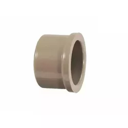 Cap Tampão Soldável Marrom 50mm Plastubos - Santec