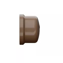 Cap Tampão Soldável Marrom 25mm Tigre - Santec