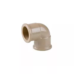 Joelho Pvc Marrom Soldável 90º Graus 20mm Plastubos - Santec